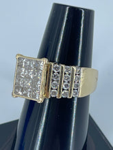 Ladies 14ct Yellow Gold Diamond Ring